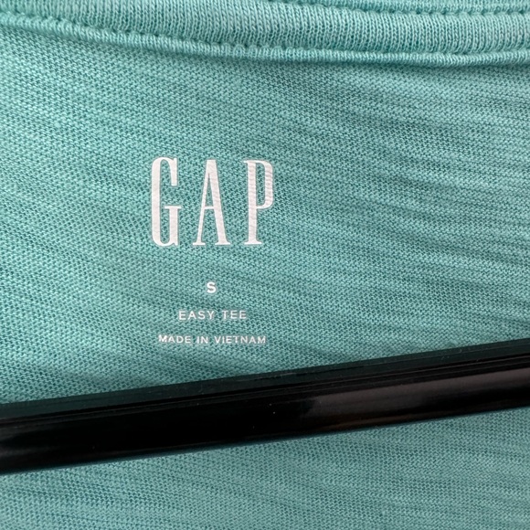 🆕 Gap Factory Scoop Neck Tee - Turquoise- Size Medium - Picture 3 of 4